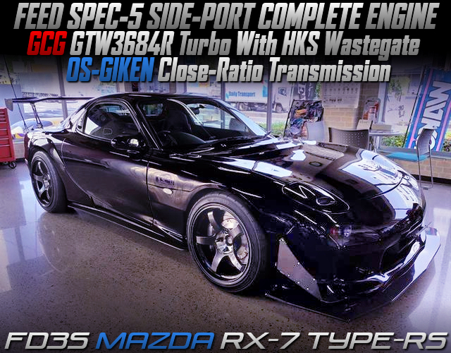 FEED SPEC-5 SIDE-PORT COMPLETE ENGINE of FD3S MAZDA RX-7 TYPE-RS.
