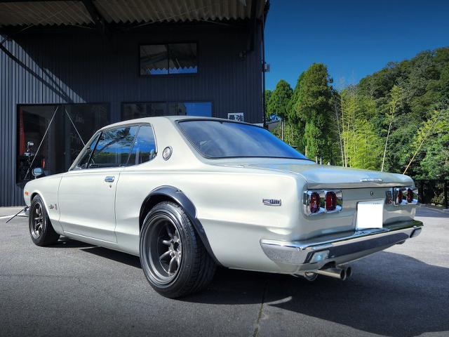 Rear Exterior OF GT-R Style Converted KGC10 Hakosuka.