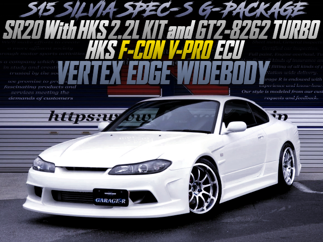 SR20DET With 2.2L and GT2-8262 turbo of S15 SILVIA WIDEBODY.