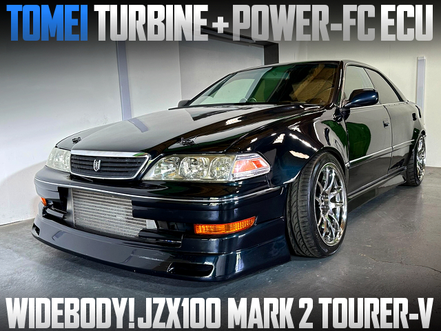 TOMEI TURBINE and POWER-FC ECU in JZX100 MARK 2 TOURER-V.