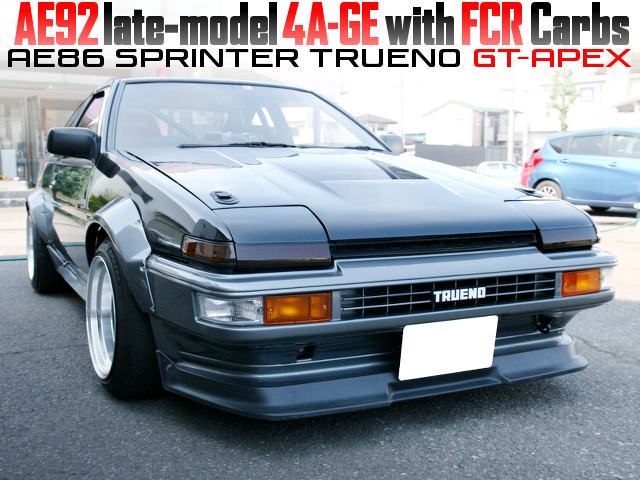 AE92 late-model 4A-GE with FCR Carbs in AE86 SPRINTER TRUENO GT-APEX.