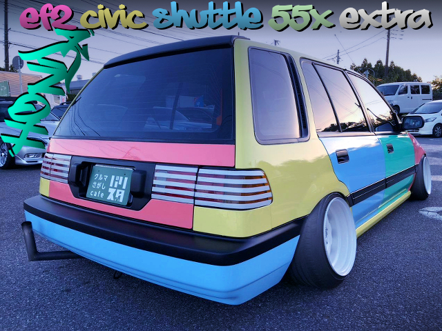 Modified EF2 CIVIC SHUTTLE 55X EXTRA.