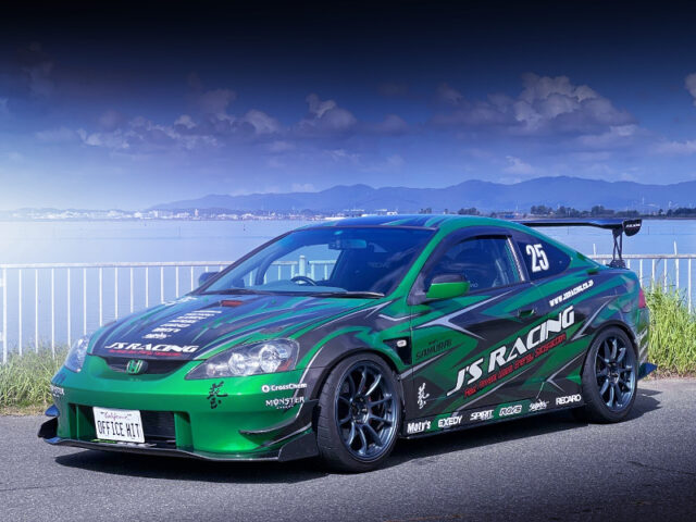 Front exterior of DC5 INTEGRA TYPE-R With Js-RACING exterior style.
