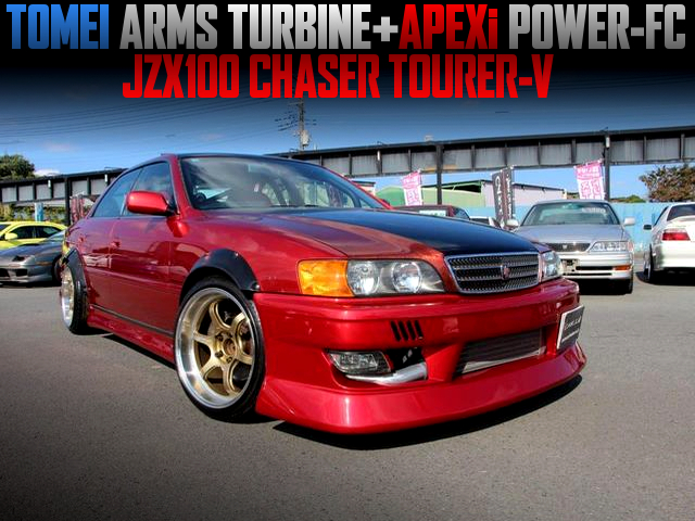 TOMEI ARMS turbine and POWER-FC ecu in JZX100 CHASER TOURER-V.