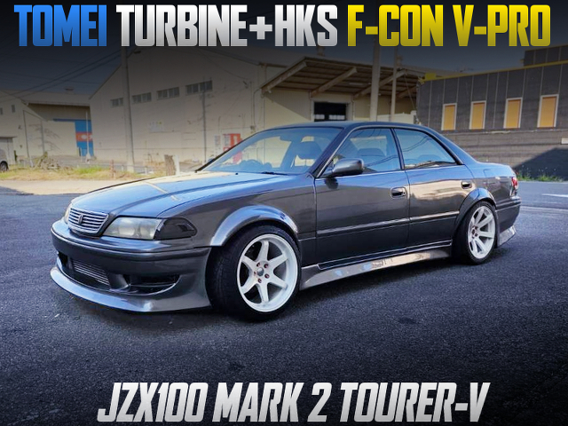 Tomei turbo and F-CON V-PRO in JZX100 MARK 2 TOURER-V.