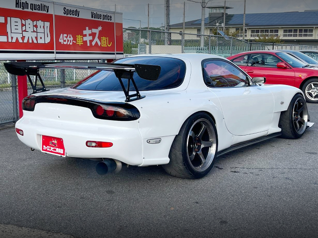 Rear exterior of over 500HP FD3S RX-7.