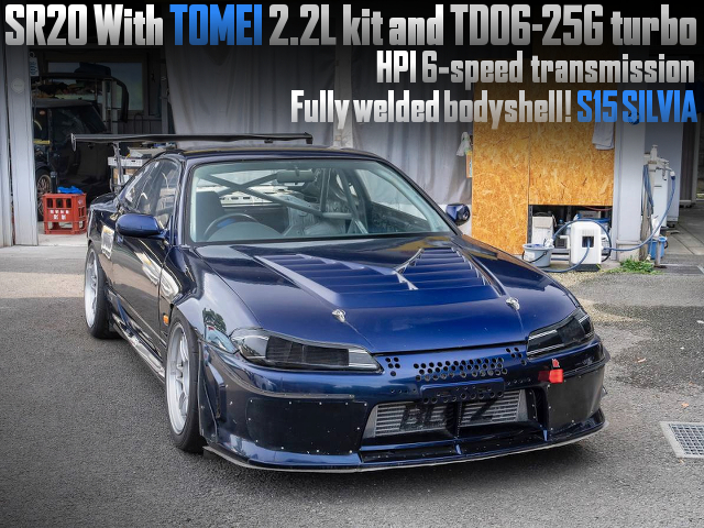SR20 With TOMEI 2.2L kit and TD06-25G turbo and HPI 6MT, Fully welded bodyshell,S15 SILVIA