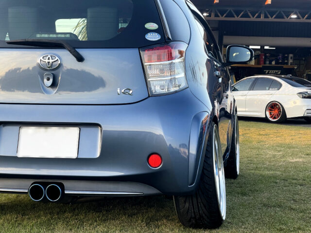 Rear negative camber of NGJ10 TOYOTA iQ 130G MT→ LEATHER PACKAGE.