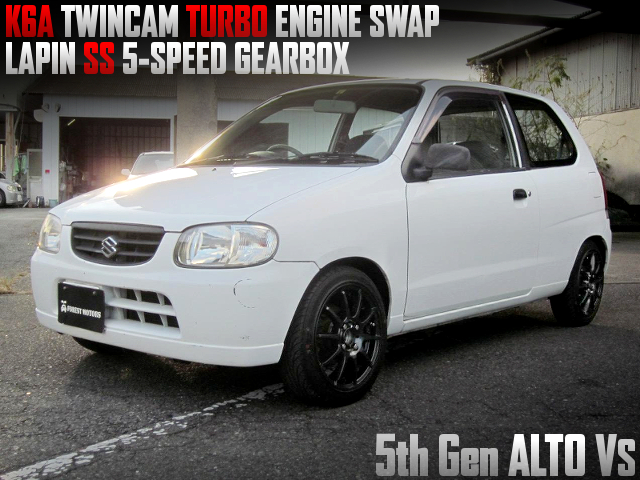 K6A Twin-cam turbo and Lapin SS 5MT swapped 5th Gen alto Vs.