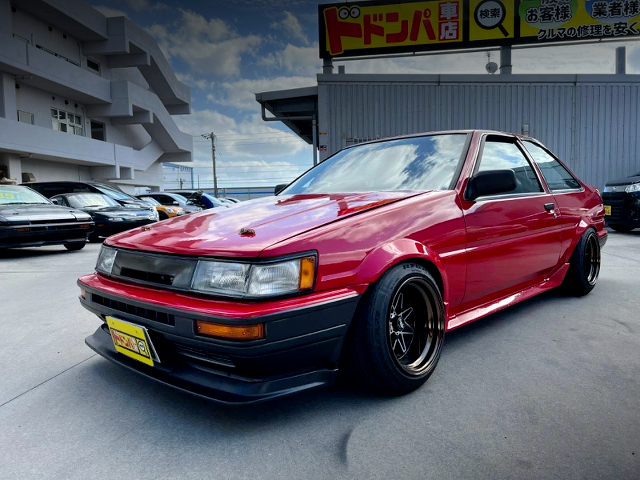 Front exterior of AE85 COROLLA LEVIN.