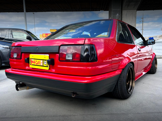 Rear exterior of AE85 COROLLA LEVIN.