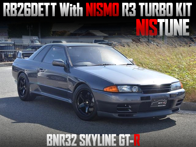 NISMO R3 TURBO KIT and NISTUNE ECU in R32 SKYLINE GT-R.