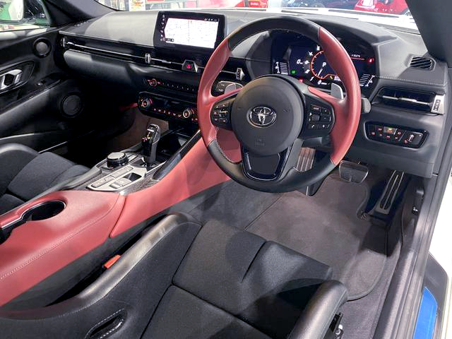 interior of BN Sports Demo Car GR SUPRA RZ