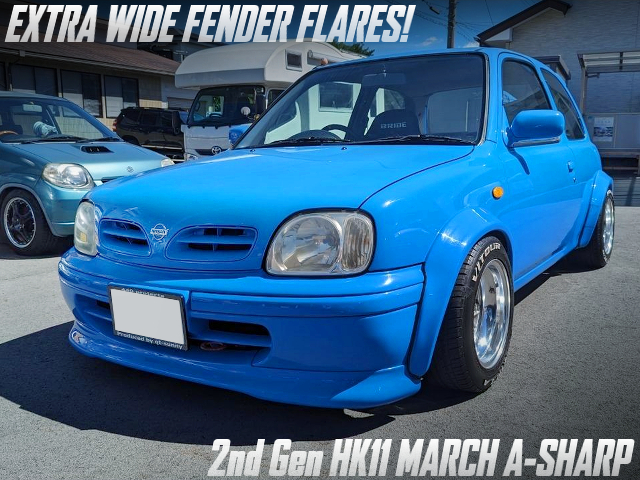 EXTRA WIDE FENDER FLARES on 2nd Gen HK11 MARCH A-SHARP.