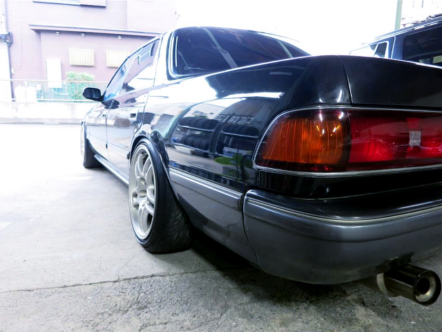 Rear left-side exterior of JZX81 MARK 2 25GT TWIN TURBO.