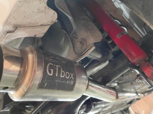 GT-BOX exhaust muffler.