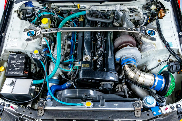 RB26 With HKS 2.8L KIT and T88H-34D SINGLE TURBO.