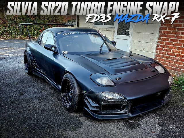 SR20 turbo swapped FD3S RX-7.