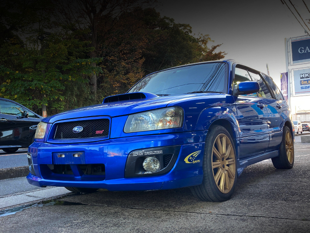 Front exterior of SG9 FORESTER STi VERSION.