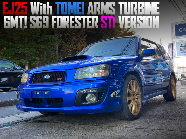 EJ25 With TOMEI ARMS TURBINE in SG9 FORESTER STi VERSION.