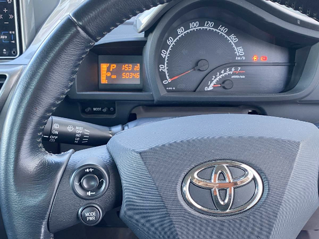 Speed cluster of TOYOTA iQ.
