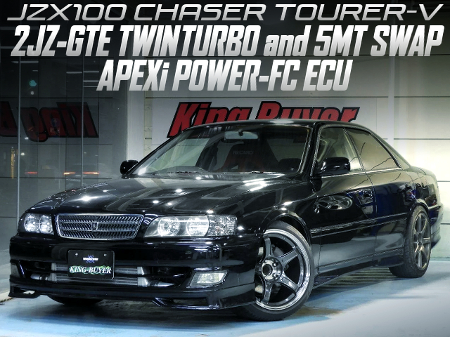 2JZ-GTE TWIN TURBO and 5MT swapped JZX100 CHASER TOURER-V.