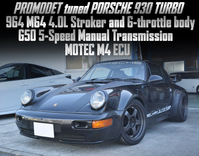 964 M64 4.0L Stroker and ITBs, in PROMODET tuned PORSCHE 930 TURBO.