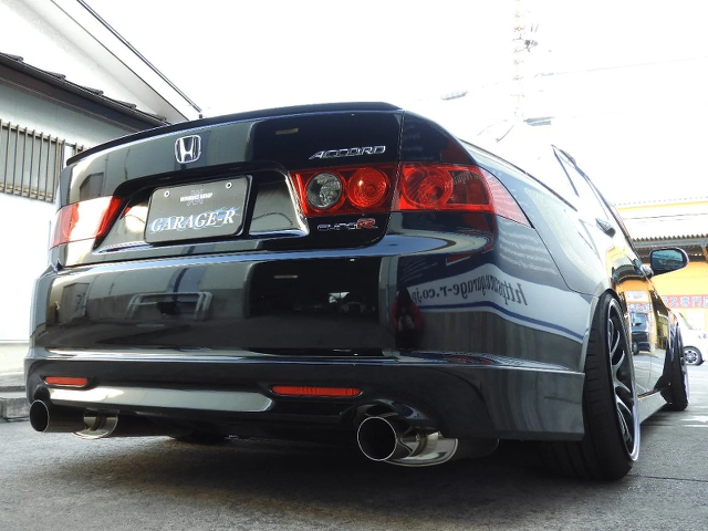 Rear exterior of Slammed Static CL7 ACCORD EURO-R.