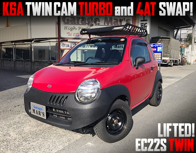 K6A TWIN CAM turbo and 4AT swapped, Lifted EC22S SUZUKI TWIN.