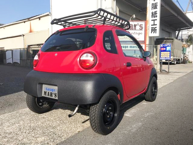 Rear Exterior of Lifted SUZUKI TWIN.