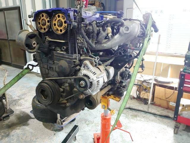 Rebuilt B16A VTEC engine.
