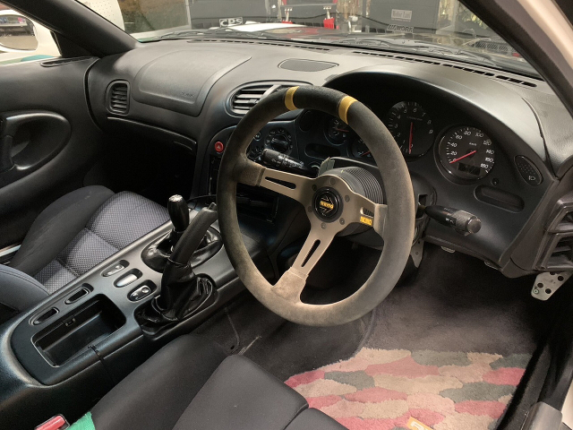 DASHBOARD and Steering Wheel of MADFACE WIDEBODY FD3S RX-7 TYPE-RS.