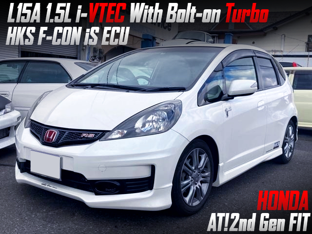 L15A 1.5L i-VTEC With Bolt-on Turbo, in 2nd Gen HONDA FIT.