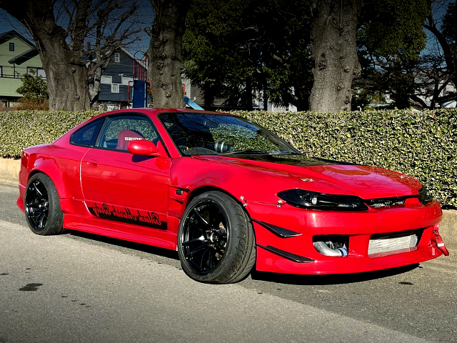 Front exterior of Widebody S15 SILVIA.