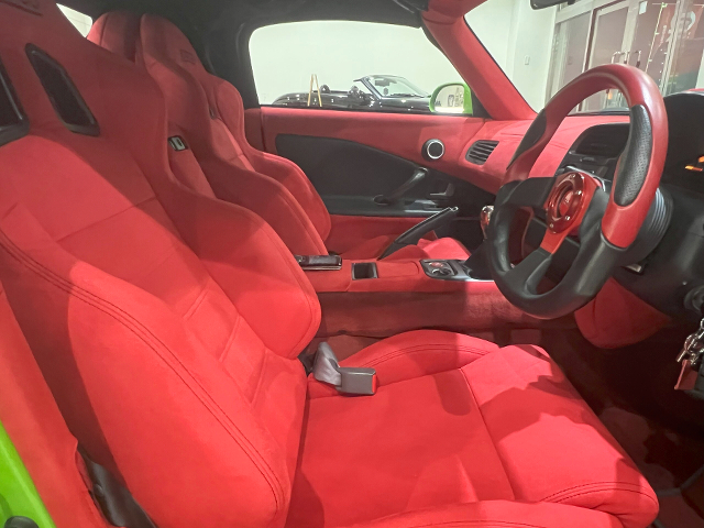 interior of Bagged Widebody S2000.