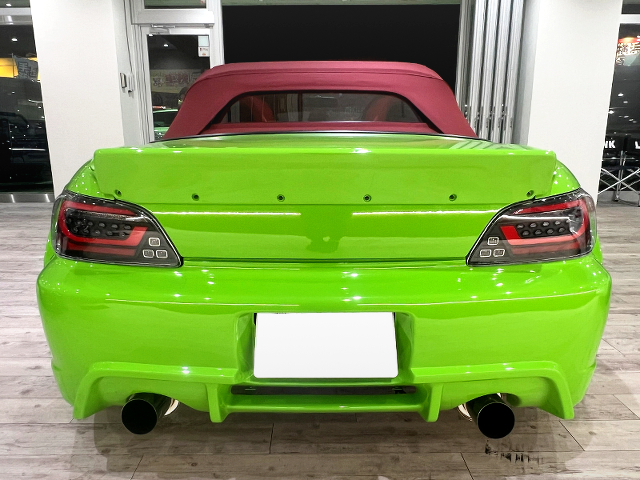 Rear exterior of Bagged Widebody S2000.
