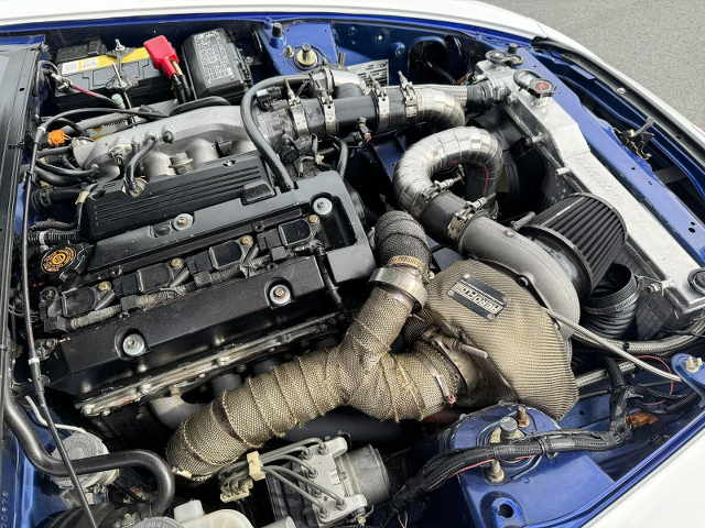 F20C VTEC With 2.4L kit and GT35 Single Turbo.