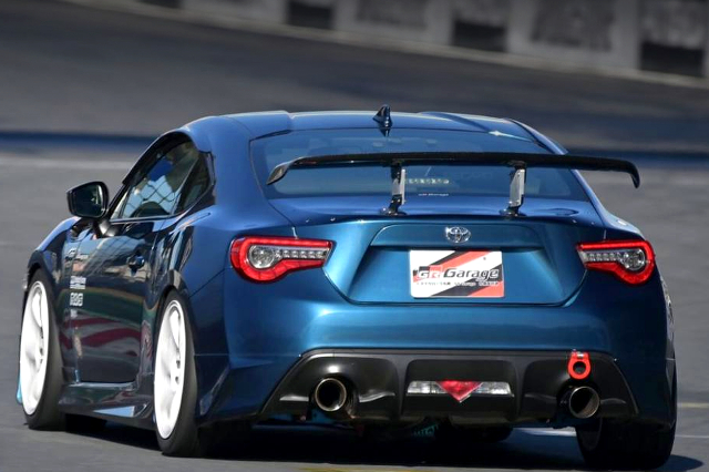 Rear exterior of 423HP Late-model ZN6 TOYOTA86 G.