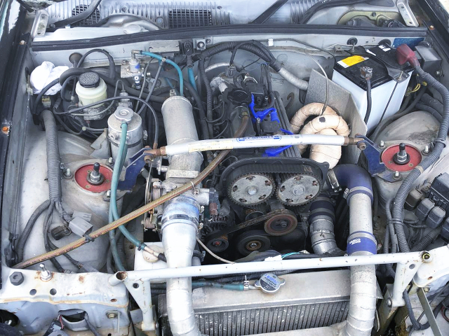 F6B TURBO INLINE-4 ENGINE in EA11R CAPPUCCINO engine room.