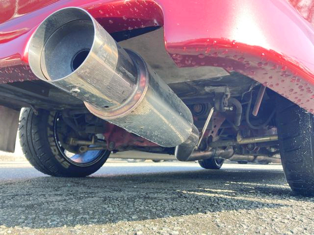 Exhaust muffler and Rear arms of WIDEBODY JZX100 CHASER TOURER-V.