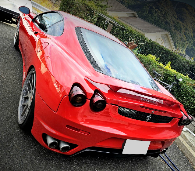 Rear exterior of Ferrari360 MODENA converted to a F430.