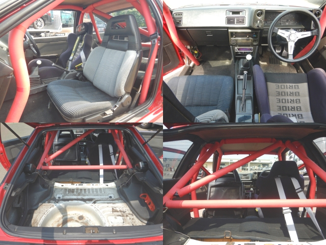 Interior of AE86 COROLLA LEVIN GTV.