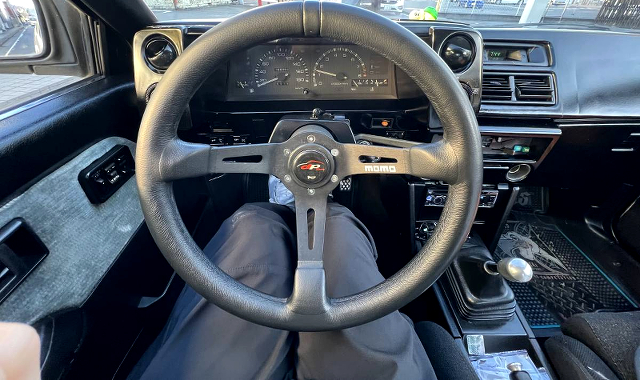 Left-Hand Drive conversion dashboard of AE86 Levin.