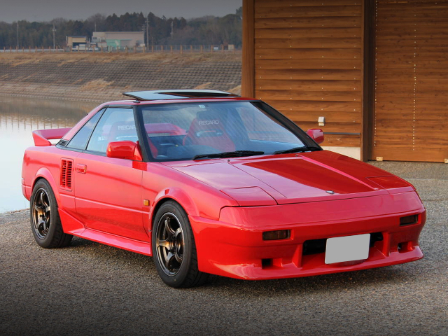 Front exterior of AW11 MR2.