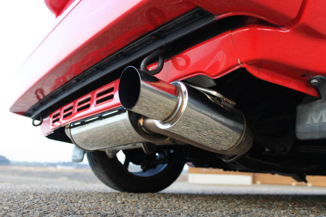 Stainless Exhaust muffler of AW11 MR2.
