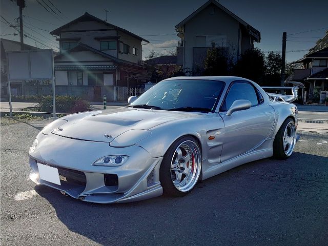 Front exterior of FD3S RX-7 TYPE-RS.