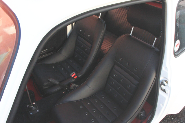 Interior seats of 2nd Gen FIAT 500.