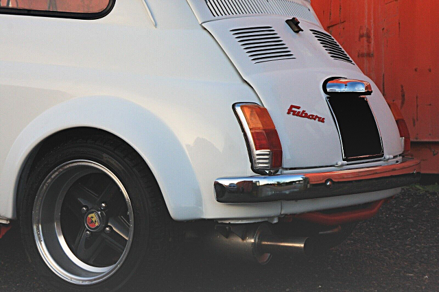 Rear exterior of 2nd Gen FIAT 500.