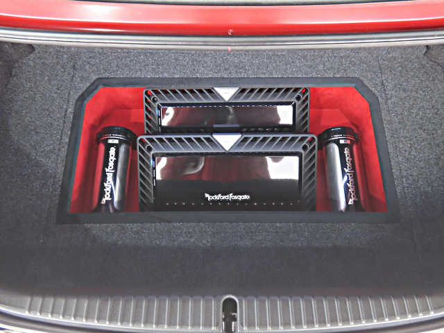 Audio system at RX8 type s Trunk-room. 