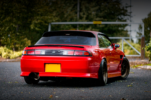 Rear exterior of S14 late model SILVIA.